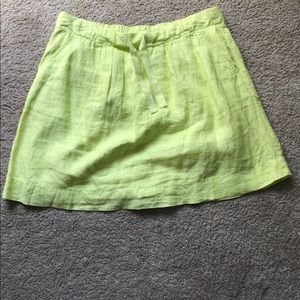 J Crew pocket lined linen mini